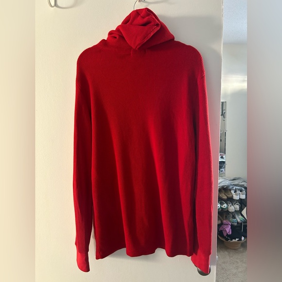 Polo Ralph Lauren • Waffle-Knit Cotton Hoodie - Picture 3 of 5